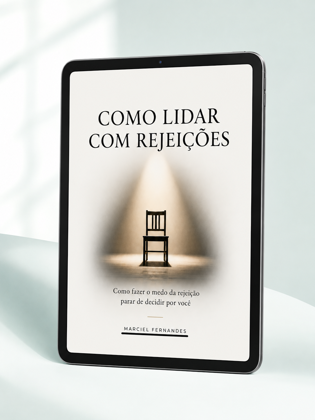 Ebook Como lidar com rejeições em um tablet